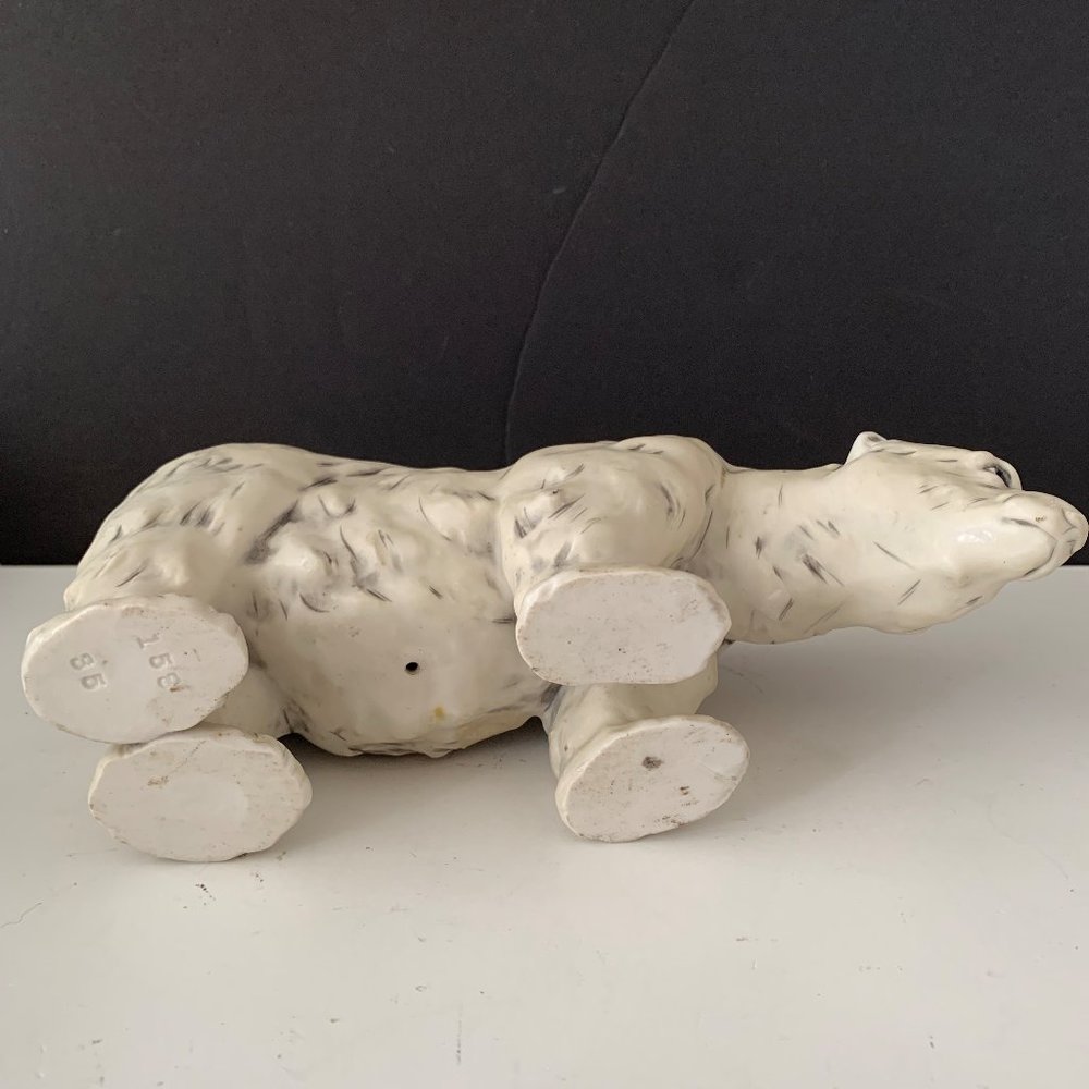 VINTAGE CERAMIC Polar Bear Figurine - Picture 8 of 8